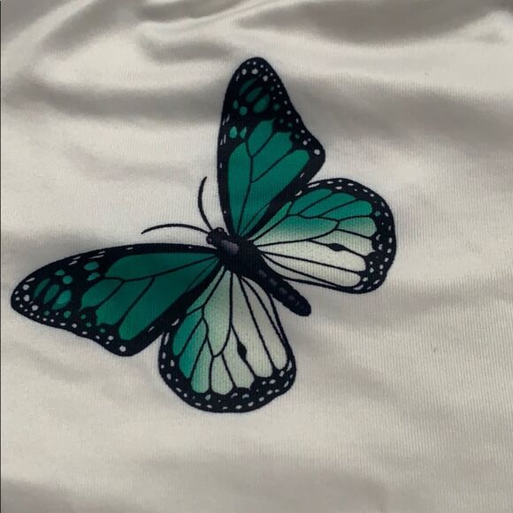 BUTTERFLY CROP TOP • butterfly crop top • - Picture 4 of 7